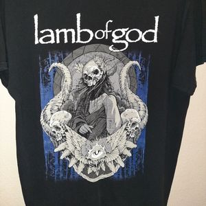 Lamb of God 2016 tour tee. Epic design. SZ L